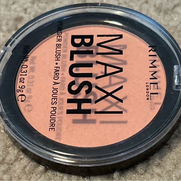Rimmel Maxi Blush Powder Blush, 001 Third Base. Lightweight, Long Lasting, New - Picture 5 of 12